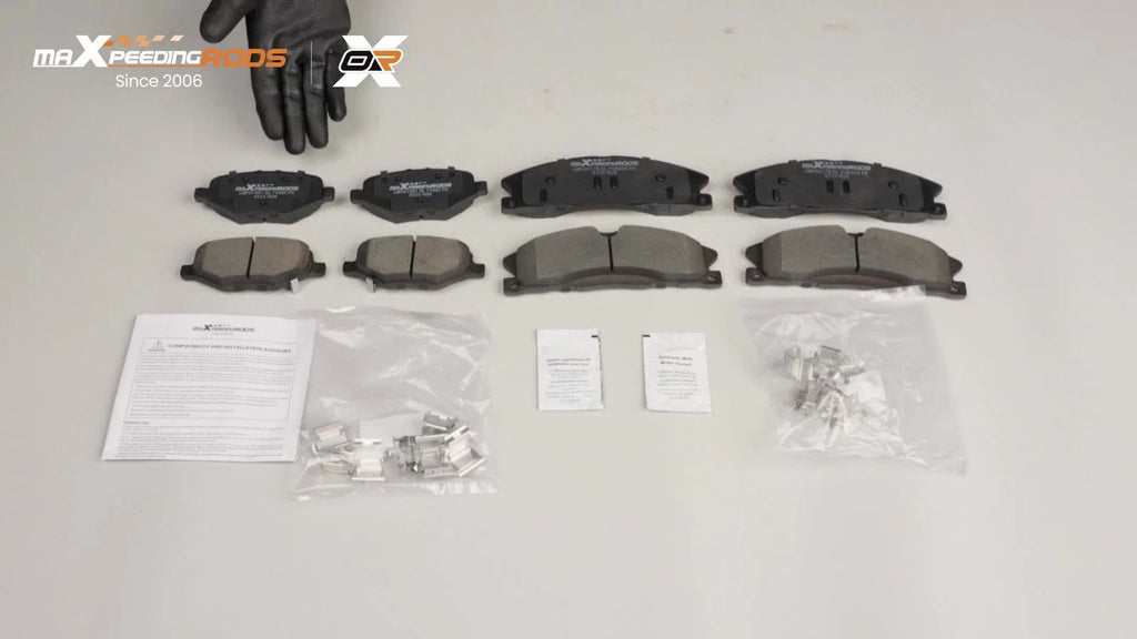 8pcs Brake Pads Set for Ford Police Interceptor Sedan/Utility (2013–2019)