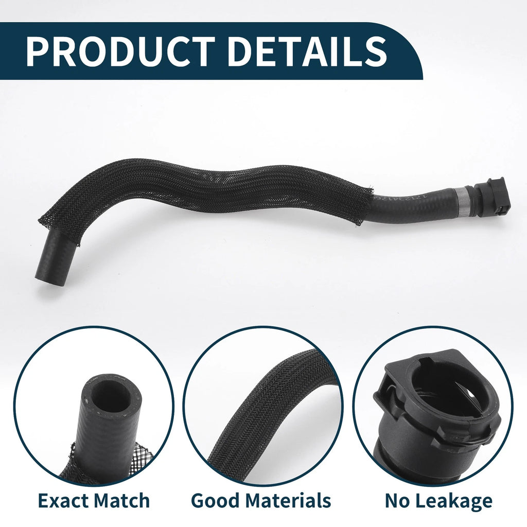 Radiator Hose No. 17123417607 for BMW X3 (2007–2010) Cooling Liquid Tube