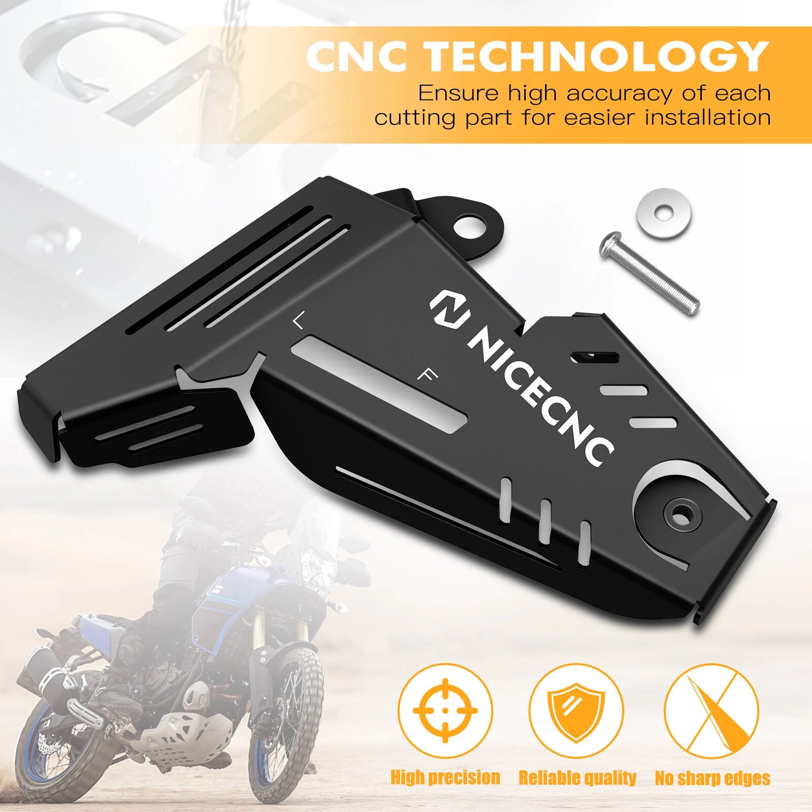 Auxiliary Tank Guard for Yamaha Tenere 700 XTZ700 XTZ07 (2019–2024)