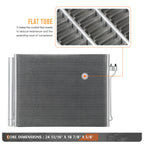A/C Condenser for BMW 528i 550i/GT 650i (2010–2019) Aluminum Core