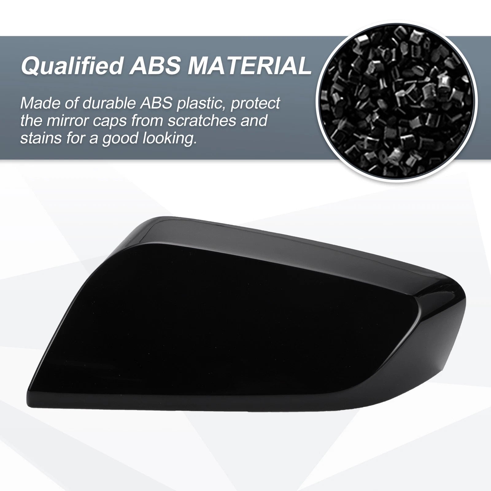 Left Side Rearview Mirror Cover Cap Gloss Black for Chevrolet Impala (2014–2020)