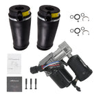2X Rear Air Spring Bag + Compressor for Ford Expedition, Lincoln Navigator (1998–2002)