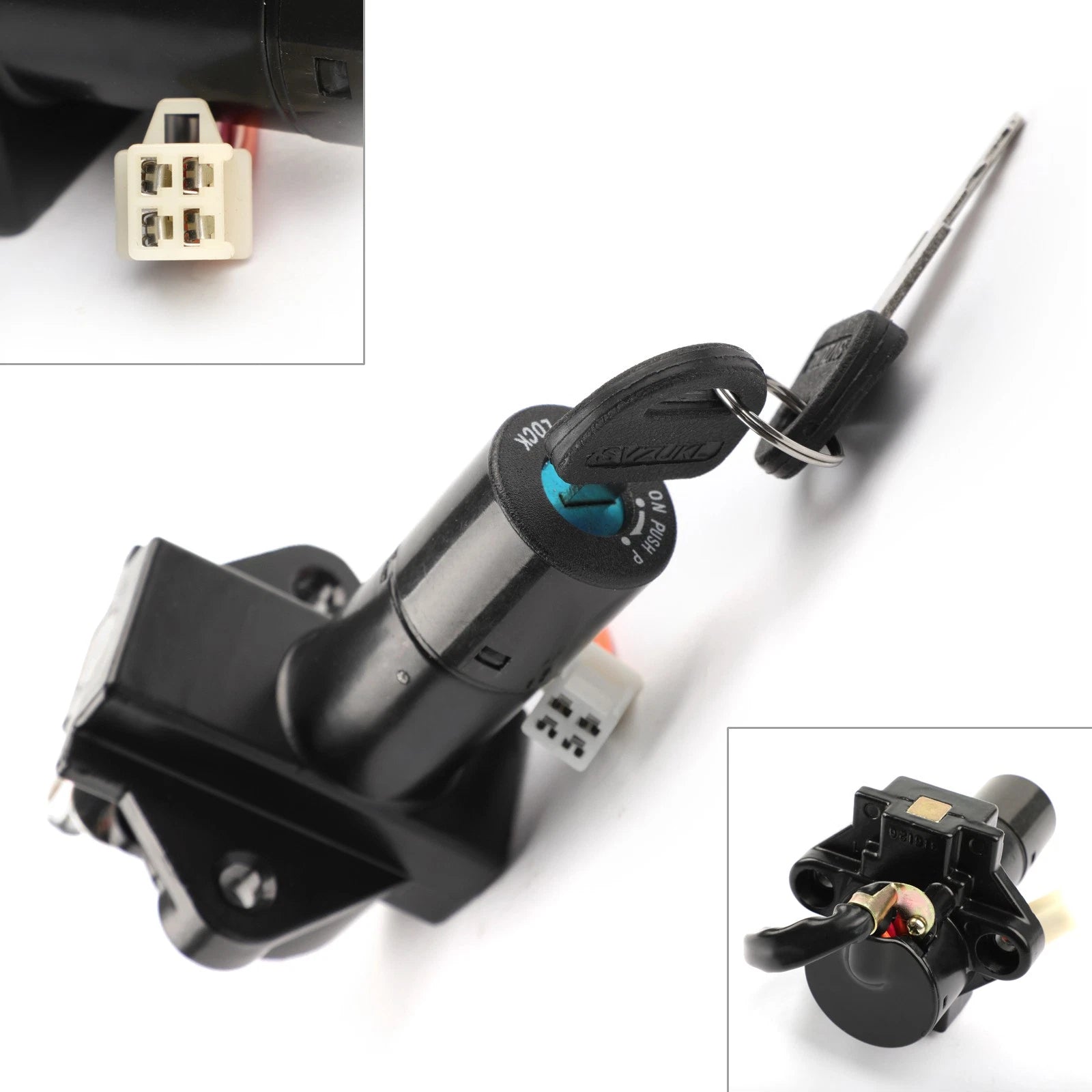 Ignition Switch Lock Keys for Suzuki GS GSX 250/400/550/750/1000 (1976–2000)