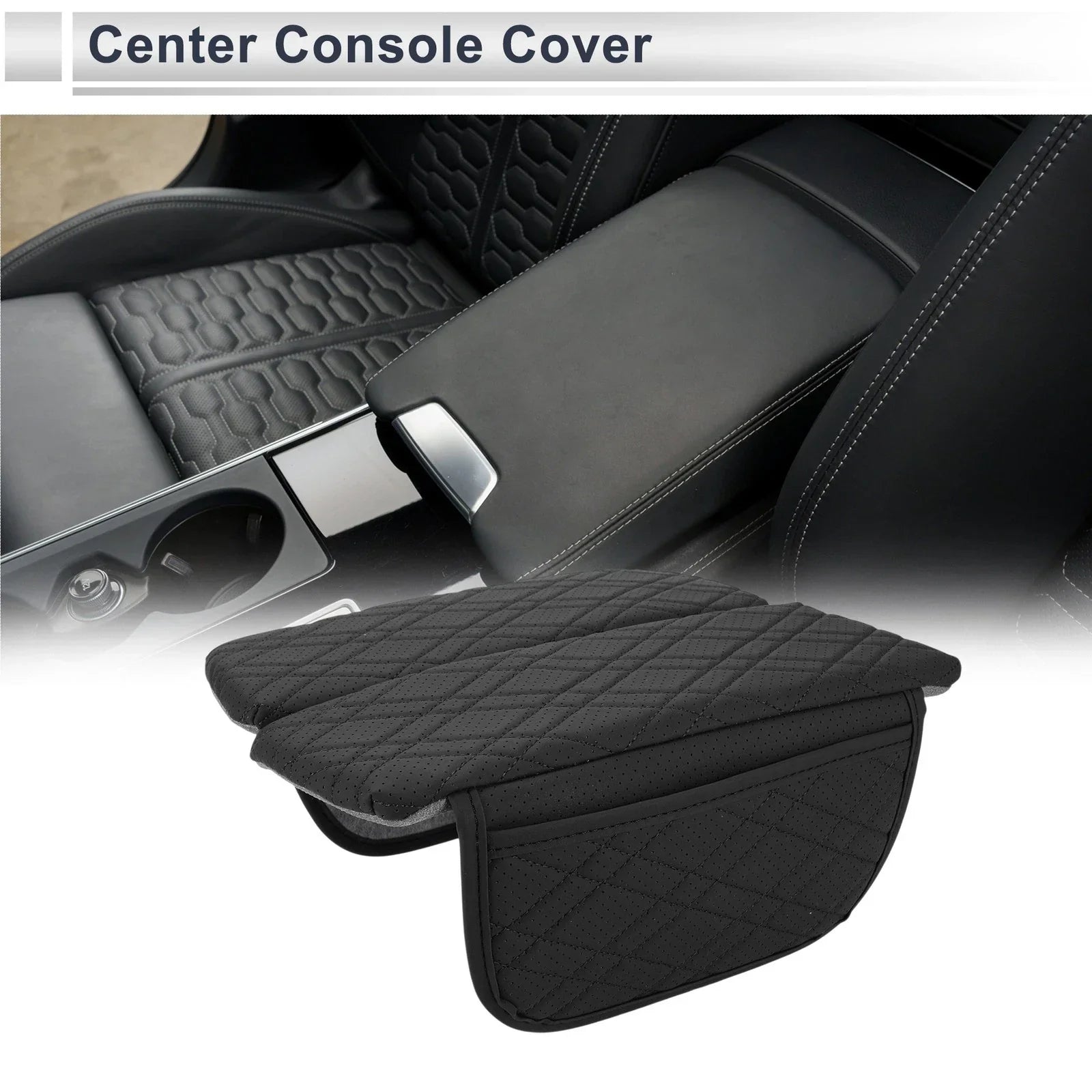 Center Console Cover for BMW X7 (2019 - 2024) Black