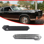 2X Clear Bumper Side Marker Lights for Chevrolet Monte Carlo (1970–1972)