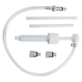 Oil Pump for Outboard Engines 8CC Capacity, Metal 3/8 Thread, Clear Hose