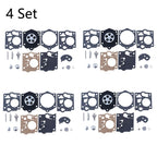 Set of 4 Carburetor Gasket Kit for McCulloch Mac PROMAC 700 8200 (N/A)