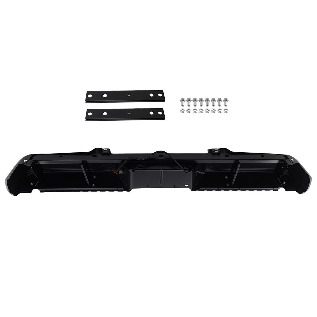 Rear Bumper Assembly for Ford F250 F350 F450 (2008–2016) Plastic Steel Black