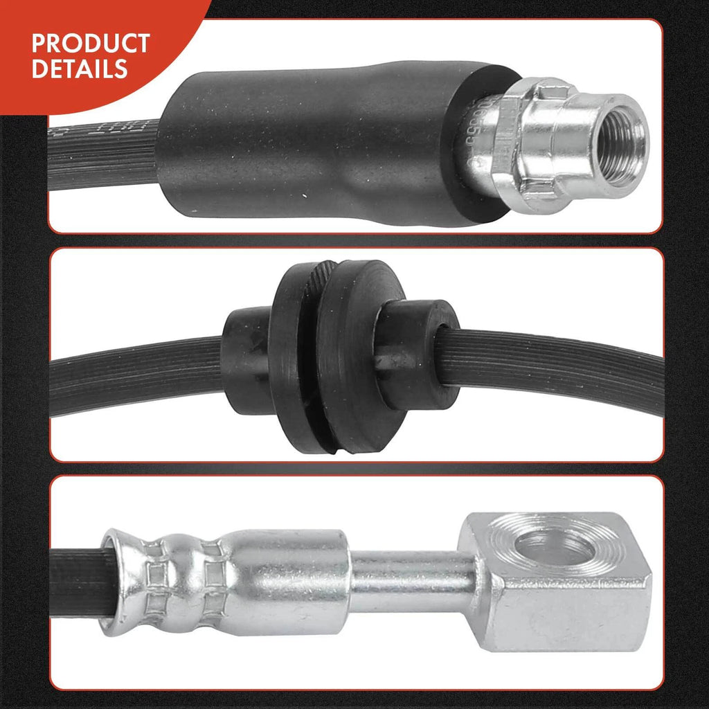 2X Front Brake Hydraulic Hose for Chevrolet Cruze, Buick Verano (2016)