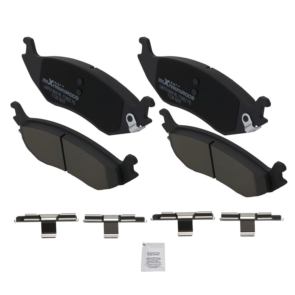 Rear Brake Pads Set for Dodge Durango/Ram 1500 (2002–2006) 2WD/4WD