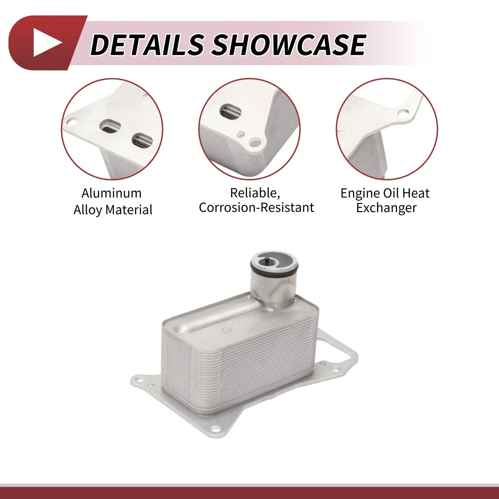 Engine Oil Cooler for BMW X5 3.0L I6 Trans Cooler (2009-2013)