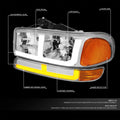 LED DRL + Turn Signal Headlight Bumper Lamp for Sierra Yukon (1999–2007)