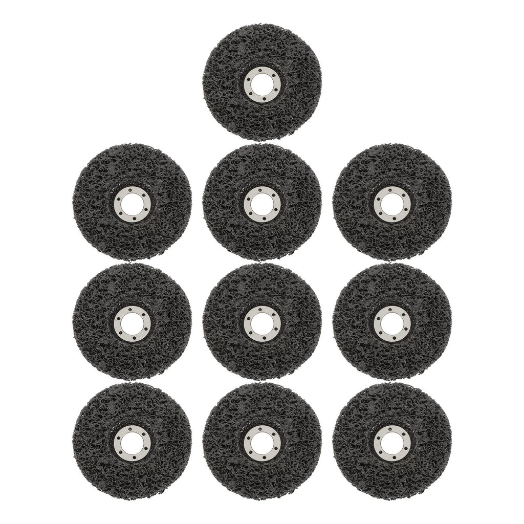 Set of 10 Black Diamond Grinding Discs for Angle Grinder (4.5 inch)