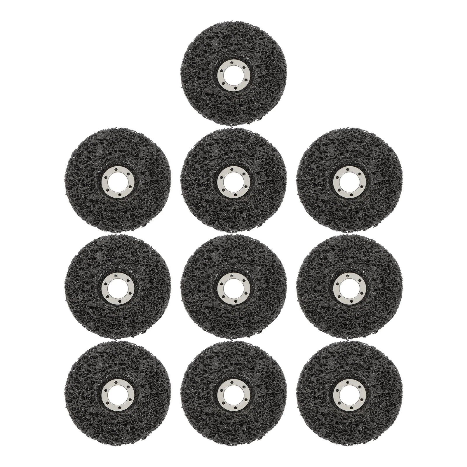 Set of 10 Black Diamond Grinding Discs for Angle Grinder (4.5 inch)