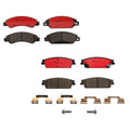Set of 4 Brembo Ceramic Brake Pads for Cadillac Chevy Tahoe GMC
