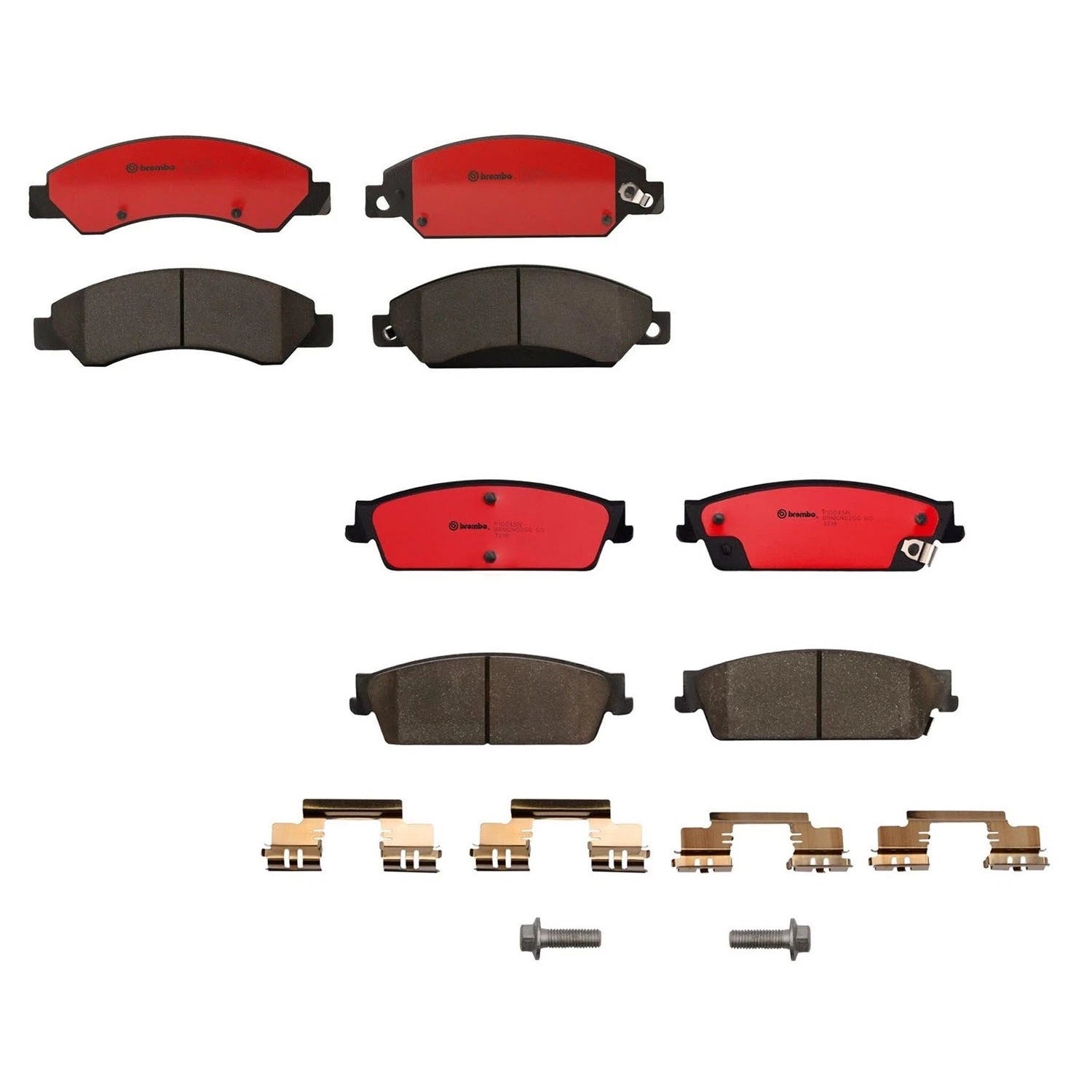 Set of 4 Brembo Ceramic Brake Pads for Cadillac Chevy Tahoe GMC