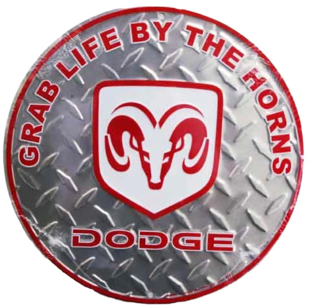 12" Circle Sign for Dodge