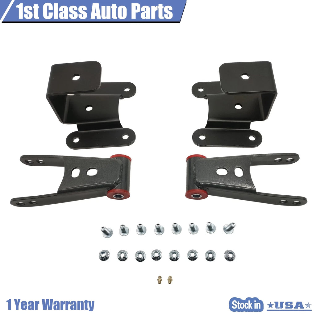 2"-4" Drop Shackles Lowering Kit for Dodge RAM 2500 3500 (1994-2002)