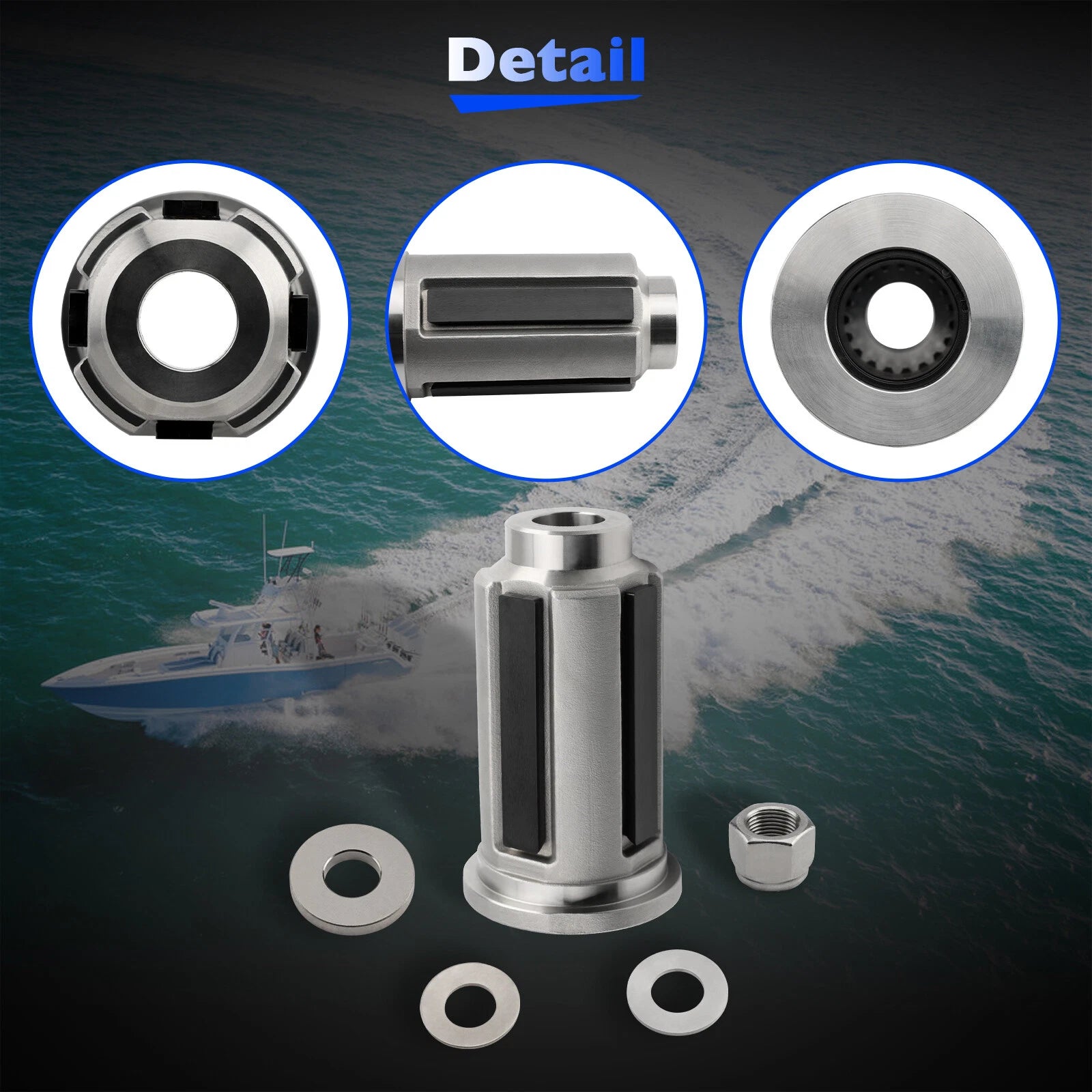 1.25" Prop Shaft Hub Kit for Mercury Marine Racing