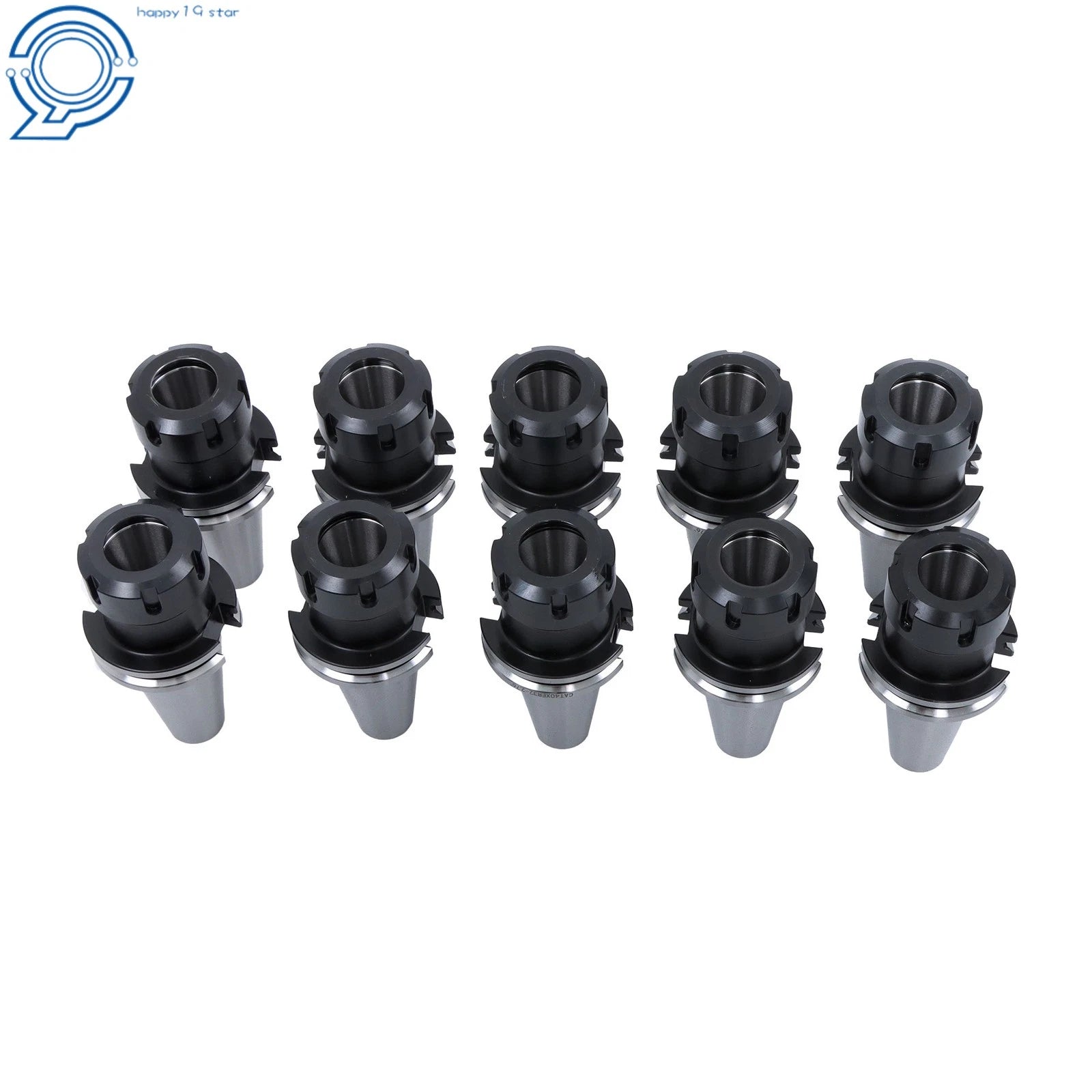 10pcs CAT40 ER32 70mm Collet Chuck CNC Mill Tool Holder Set