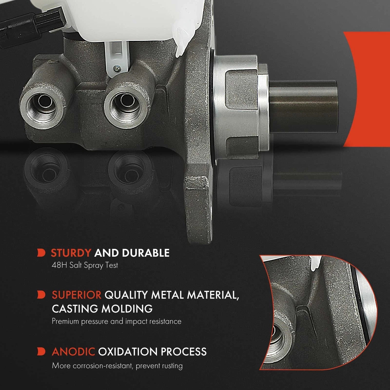 Brake Master Cylinder with Reservoir & Sensor for Chevy Camaro (2016–2020)