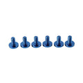 6 x Blue Titanium M6x30mm Torx Head Bolts for Bike Motorcycle