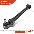 Front Right Lower Control Arm with Ball Joint for Chrysler Sebring (2001-2006)