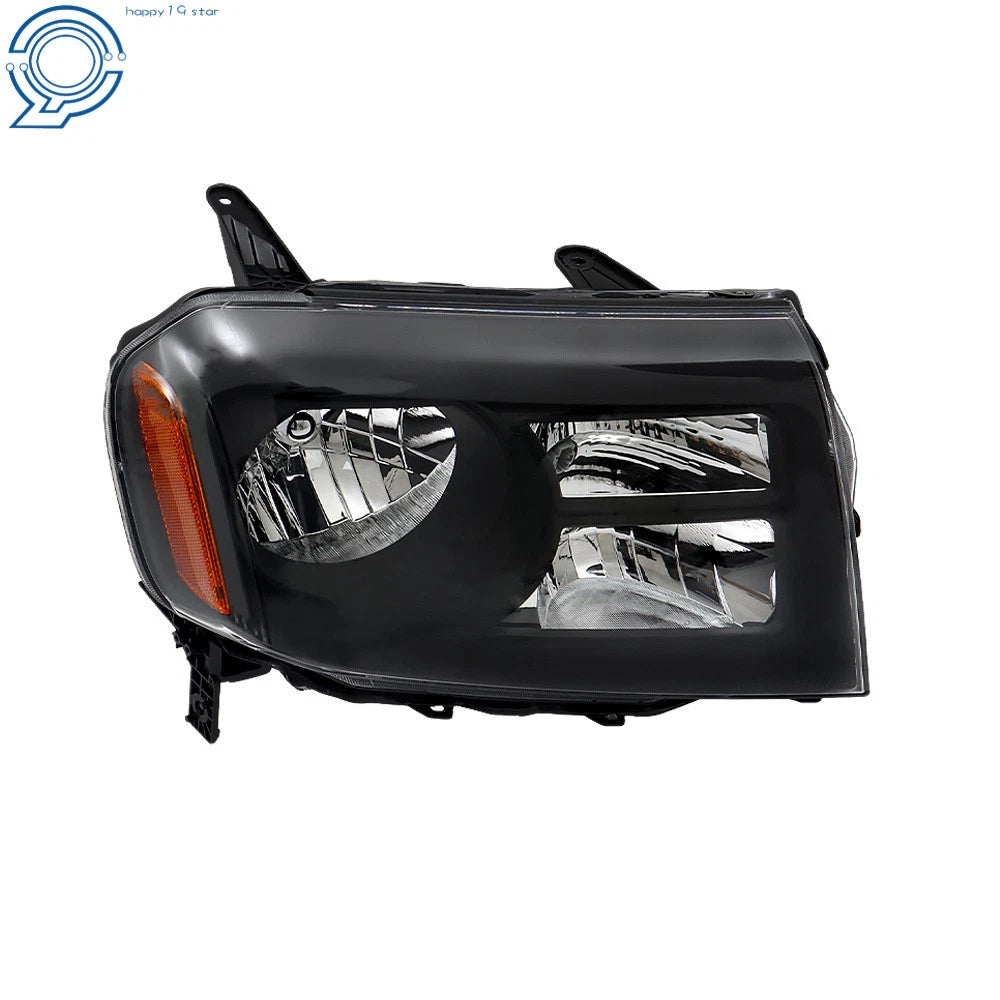 Pair of Halogen Headlamps for Honda Pilot (2012–2015) Black Housing
