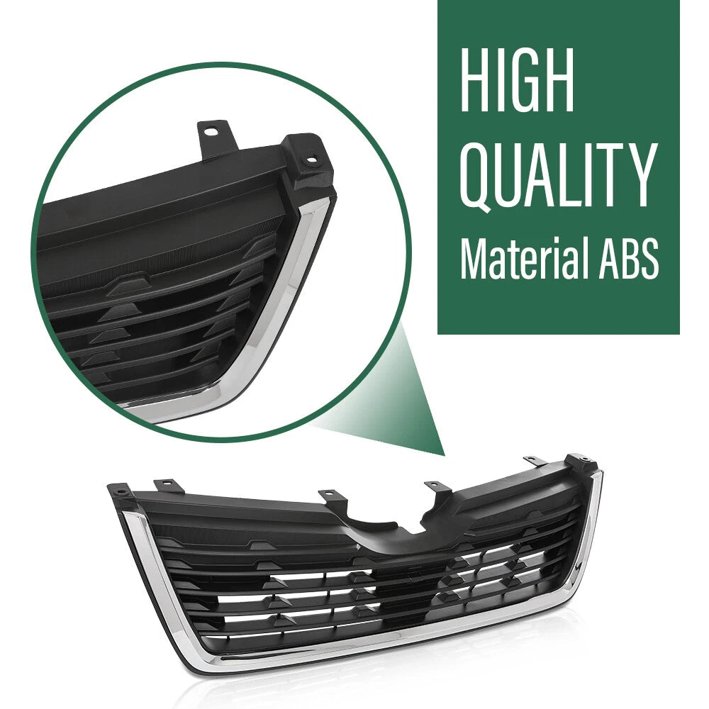 Front Bumper Lower Grille for Subaru Forester (2019–2021) Black Chrome