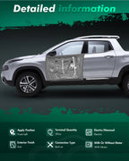 Window Regulator with Motor for Chevy Silverado 1500 (1999–2006) Front Passenger Side