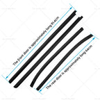 Set of 4 Window Glass Seals for Isuzu D-Max (2012–2019)