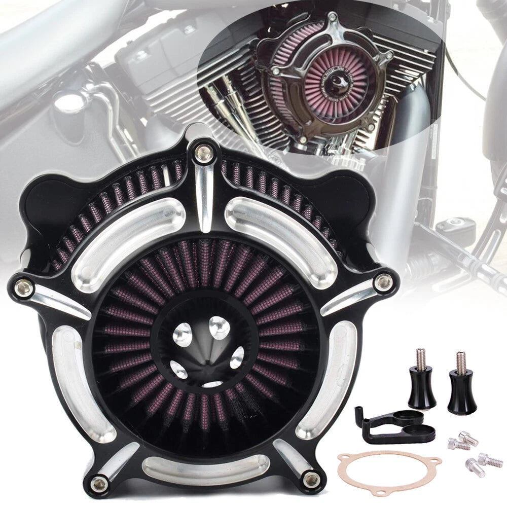 Air Cleaner Intake Filter Kit for Harley Street Electra Road Glide (2008–2016)