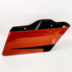 Right Saddlebag for Harley Davidson Ultra Limited (2019) - Scorched Orange & Denim Black