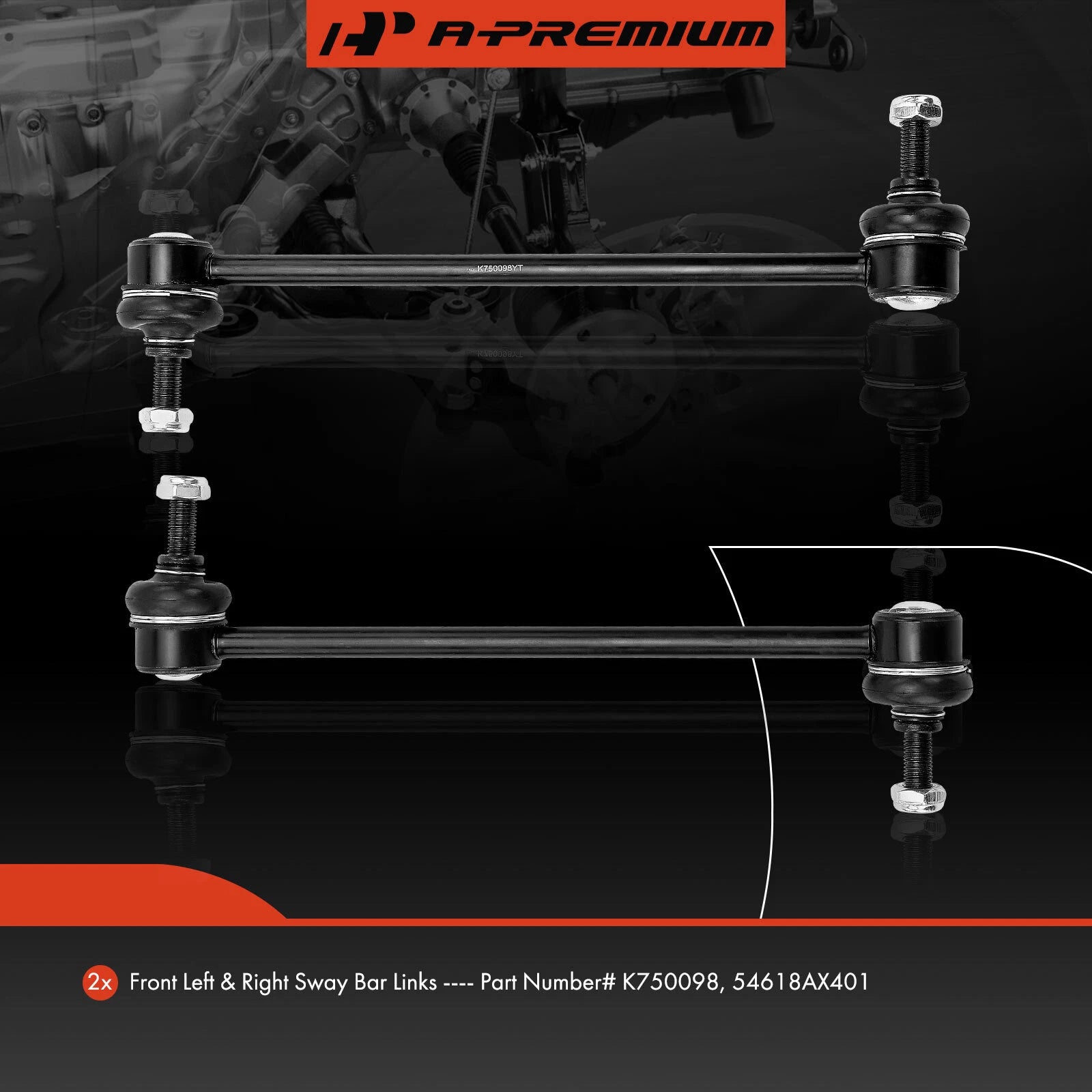 2X Front Stabilizer Bar Link for Nissan Versa (2007-2019) Cube (2009-2014)