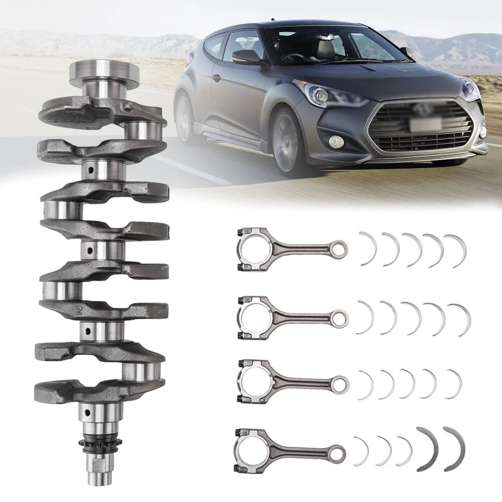 Crankshaft & Connecting Rod & Bearing Set for Hyundai Tucson Kia (Turbo)