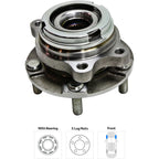 Set of 2 Wheel Hubs for Coupe (Front Driver & Passenger Side)