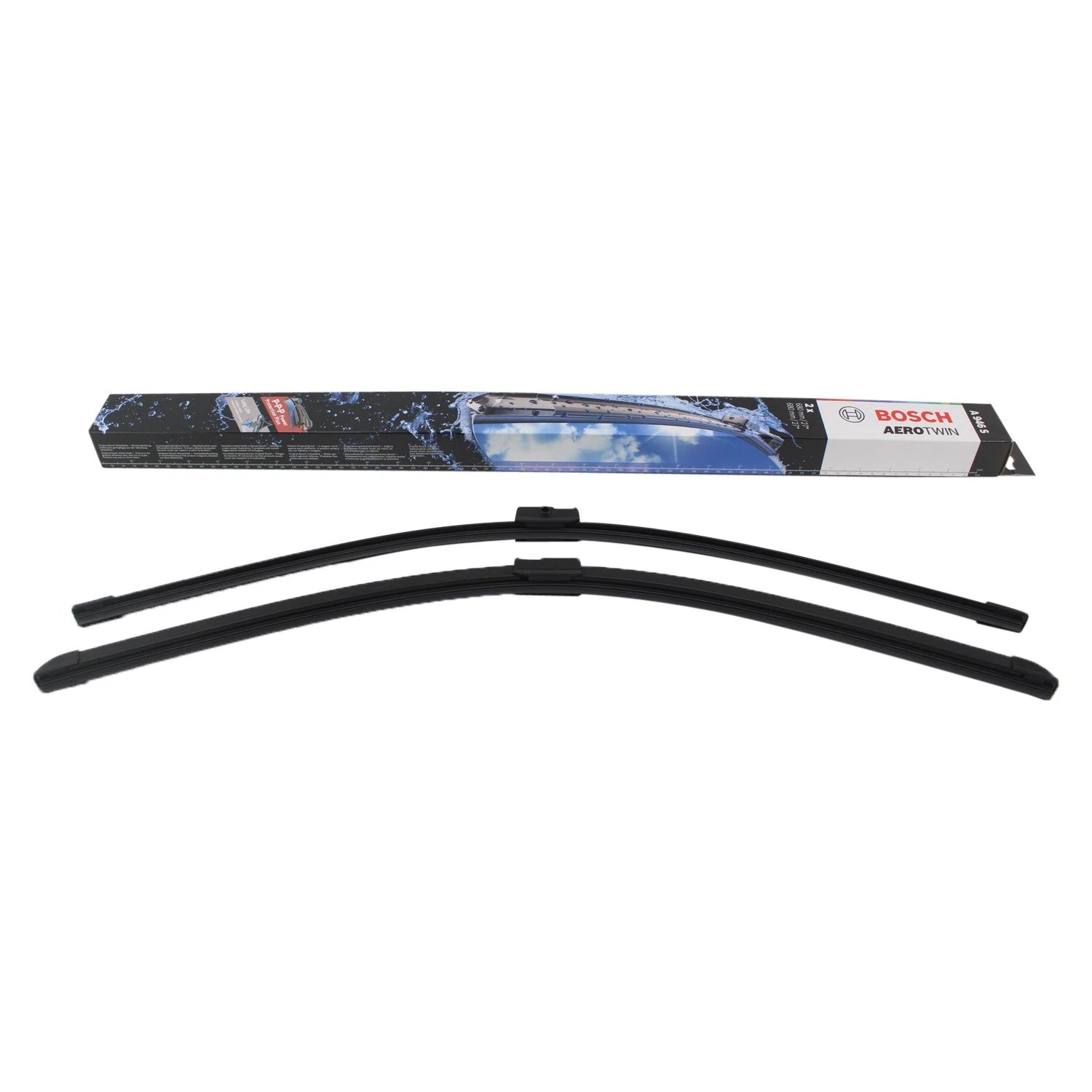 Set of 2 Windshield Wiper Blades for Mercedes W215 W220 W221 (27")