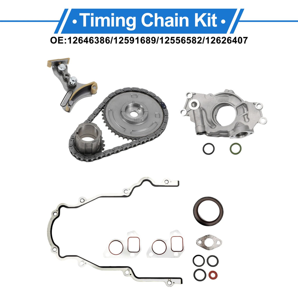 Timing Chain Kit No.12646386 for Chevrolet Silverado Corvette Camaro Impala (2000–2023)