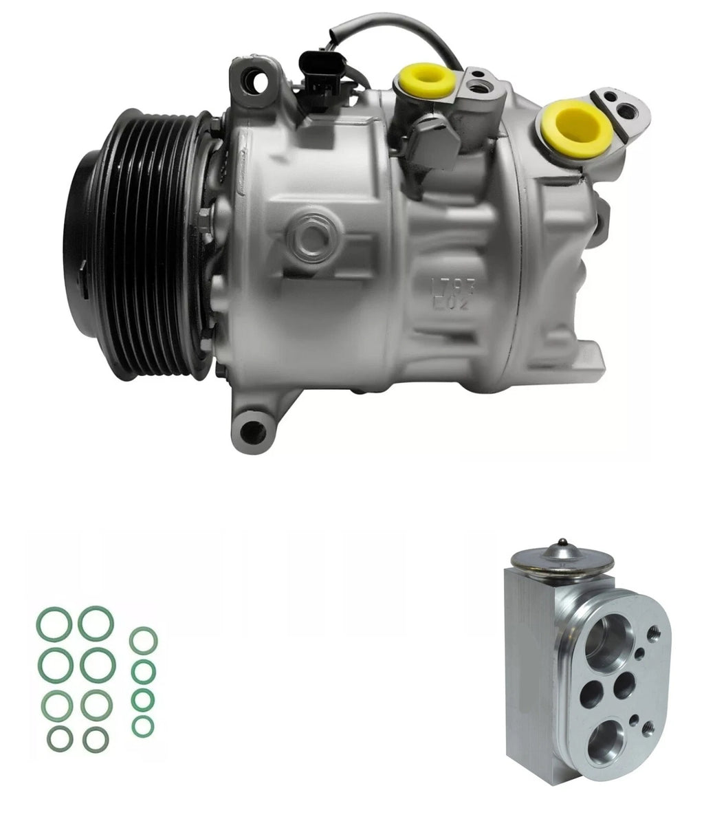 AC Compressor Kit Replacement for BMW 520i 2.0L V8 Turbo (2018–2018)