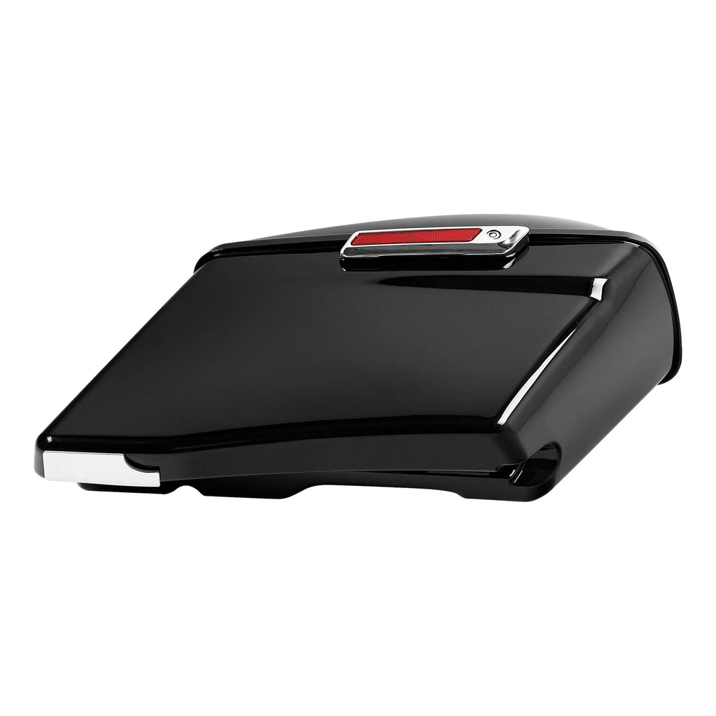 4" Stretched Hard Saddlebags for Harley Touring Road Glide (2014–2023) Vivid Black
