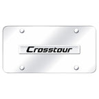 Chrome Name on Chrome License Plate - Officially Licensed for Honda CrossTour