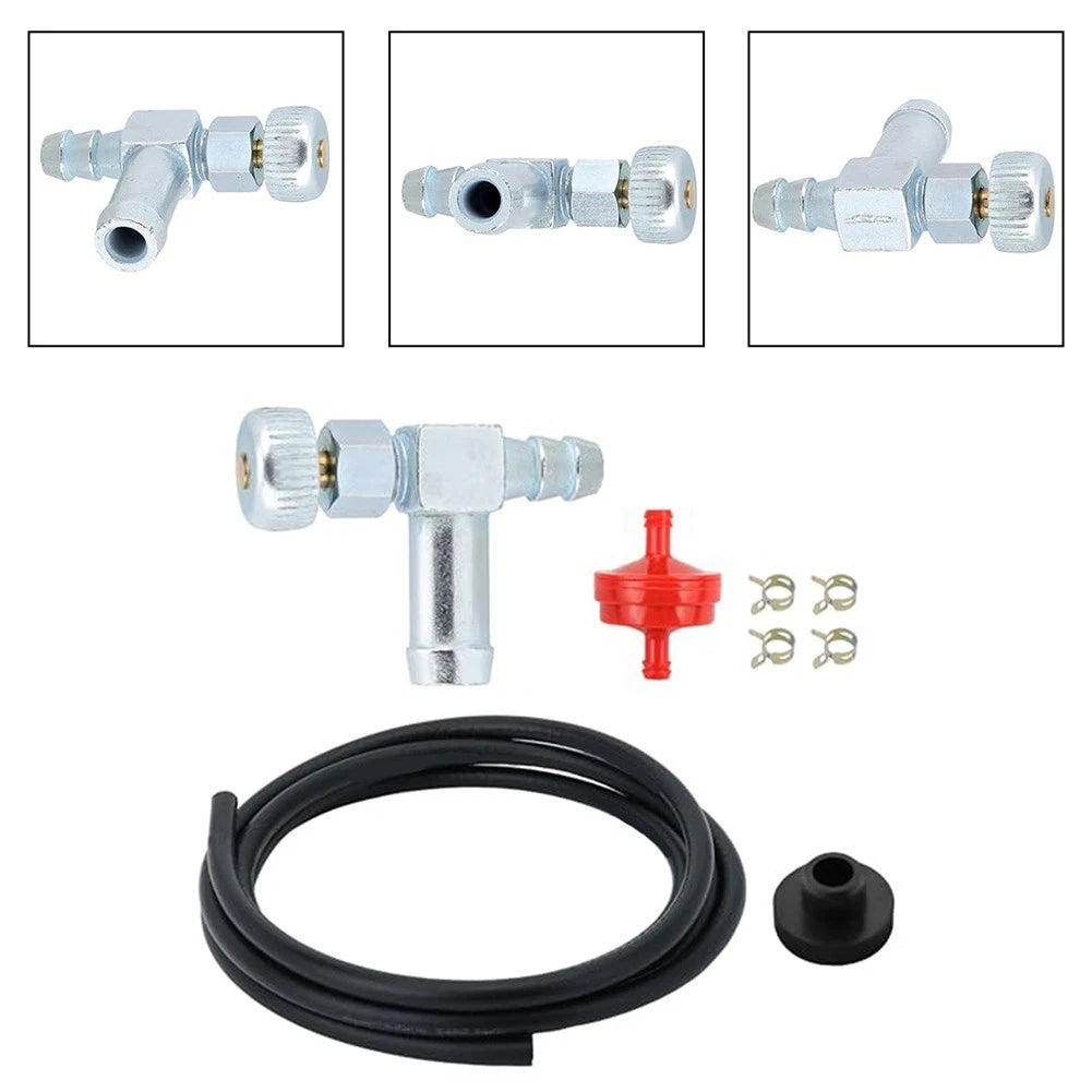 Fuel Shut Off Valve Kit with Hose Filter for Lawn Equipment