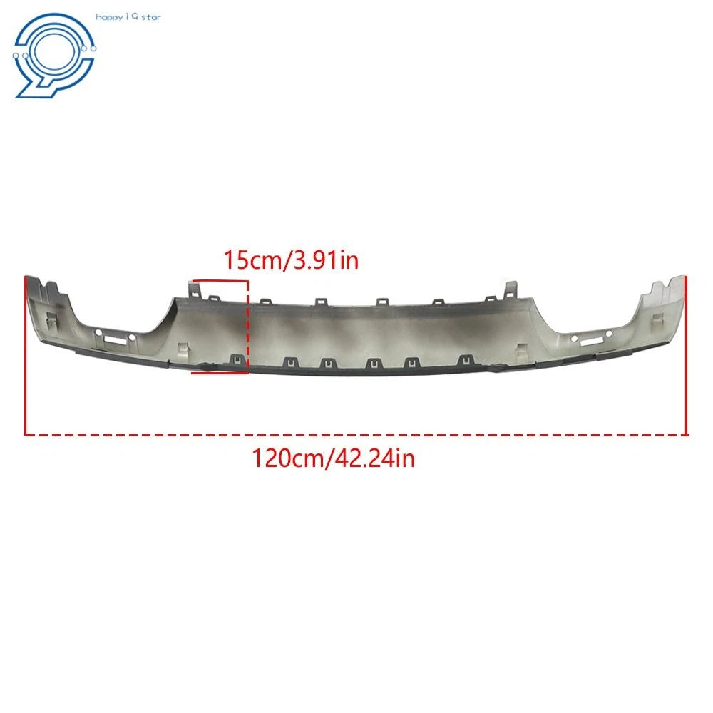 Front Bumper Lower Molding Trim Valance for Ford F150 (2021–2023) Matte Black