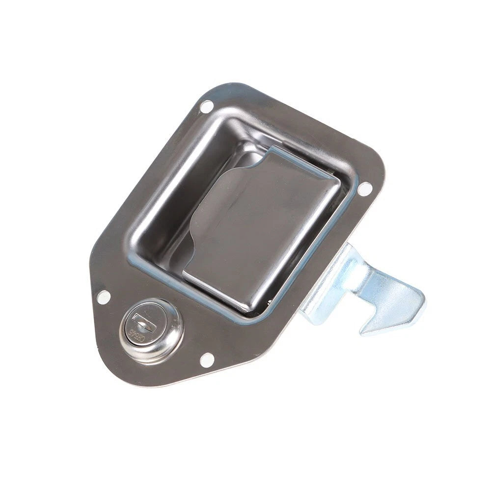 Set of 2 Stainless Door Key Latch Paddle Handles for RV Trailer