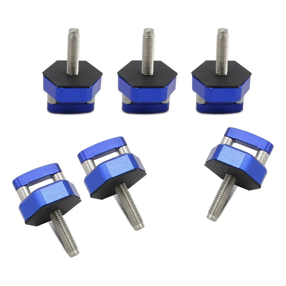6 Pcs Car Aluminum Alloy Hardtop Bolts for Jeep Wrangler JK JL (2007-2022)