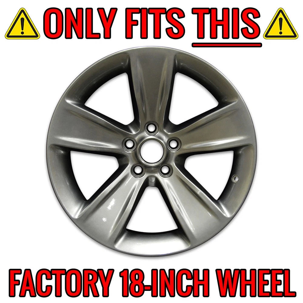 Wheel Skins Hub Caps Full Rim Covers for Dodge Challenger (2015–2021)