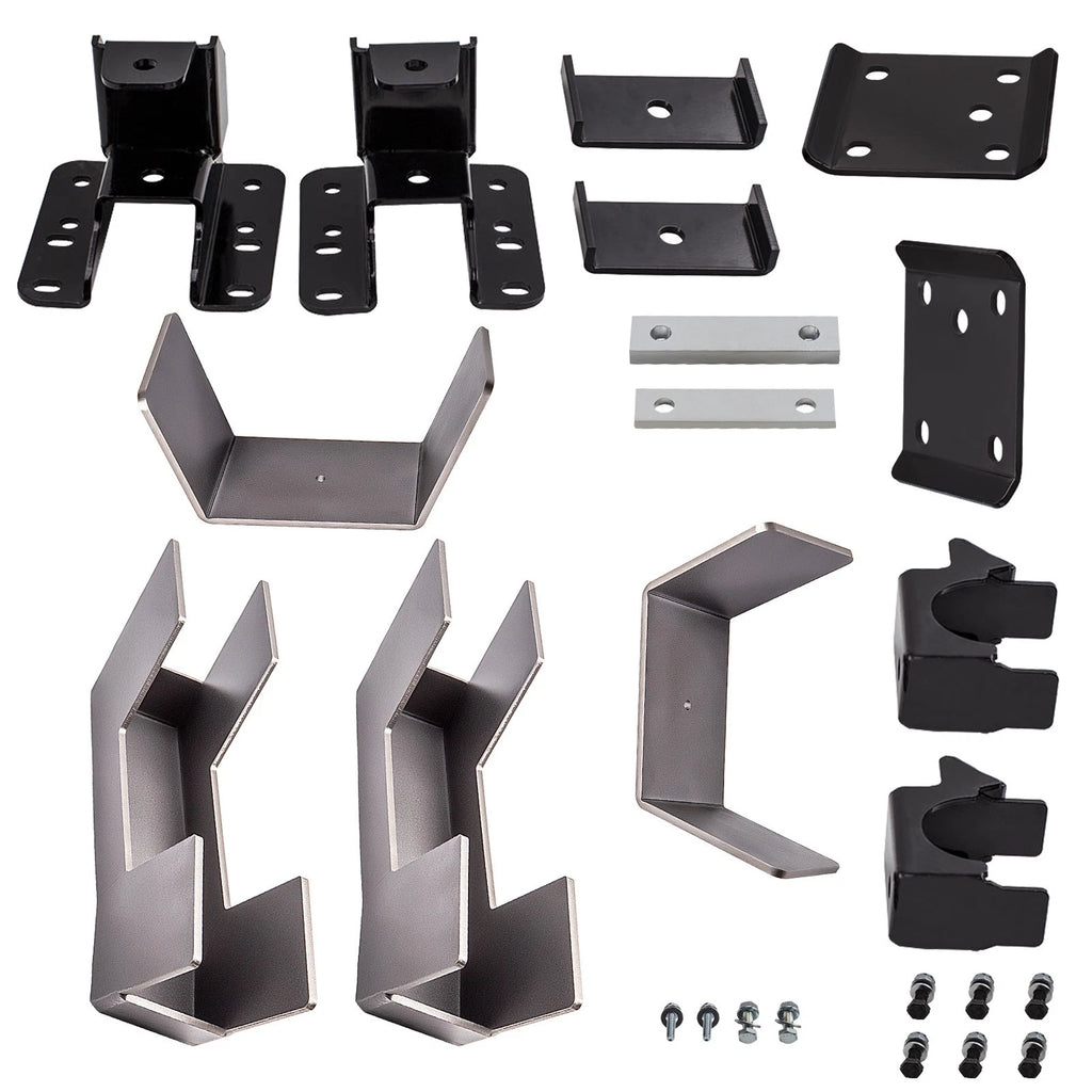 6" Drop Flip Kit & Under Bed C Notch for Chevy Silverado GMC Sierra 1500 (2007–2018)