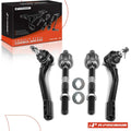 Set of 4 Front Inner Outer Steering Tie Rods for Kia Sedona (2002–2012)