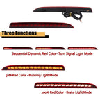 2X Red LED Rear Bumper Reflectors for Ford Explorer (2016–2019)