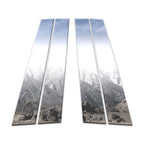 Pillar Post Covers 4pc Stainless Steel Diamond Grade for Hyundai Sonata (2011–2014)